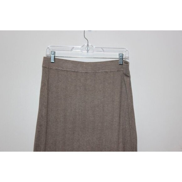 House Of Harlow  Beige Minimalist Midi Skirt Women Size Large - Picture 2 of 9